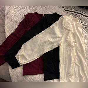 JCrew Factory Ruffle Shirt